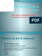 Approaches To Violence in India