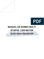 Manual de Bombas Multietapas Con Motor Electrico