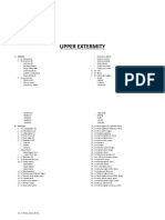 Upper Extermity: A. Skeletal