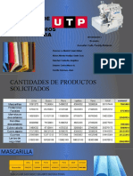 Calculos de Materias Primas, Insumos y Maquinaria