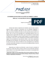 Consideraciones Psicoanaliticas Sobre El Abuso Sexual y El Maltrato Infantil