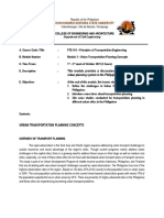 Module 3 Urban Transportation Planning Concepts v2