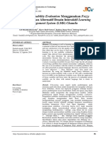 E-Learning Usability Evaluation Menggunakan Fuzzy Logic Dan Usulan Alternatif Desain Interaktif Learning Management System (LMS) Chamilo