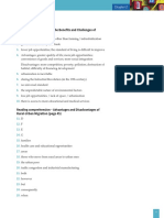 Chapter 2 Answers: Reading Comprehension - The Benefits and Challenges of Urbanization (Page 43)