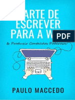 A Arte de Escrever para A Web by Paulo Maccedo