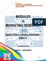 BSBA - 111 - MARK - 30053 - Marketing - Research - JLM