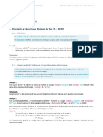 Chapitre 4 - Oxydoreduction - Fiche de Synthese