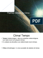 Aula 3 Padrões Globais de Temperatura e Precipitação