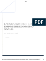 Laboratório de Gestão - Empreendedorismo Social - Unidade 1