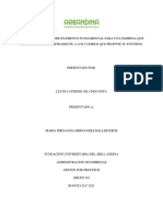 Mapa de Procesos Como Elemento Fundamental para Una Empresa Que Desea Adaptarse Rapidamente A Los Cambios Que Propone Su Entorno