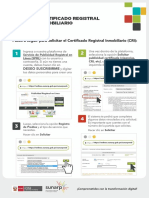 Certificado Registral Inmobiliaria - CRI - Pasos A Seguir