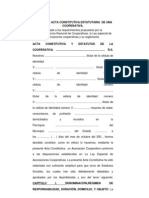 Modelo de Acta Constitutiva Aria