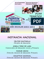 2021 - 2022 Plan Temático Primaria Completo