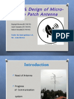 Micro Strip Antenna Design