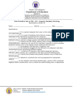 Tle-10 Ict Ist Periodic Test 2021-2022