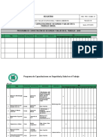 Anexo 05 Programa de Capacitaciones de SST