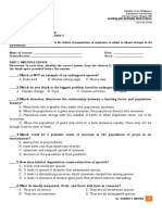 Learning Assessment in Science Grade 9-Science (Quarter 1), Module 5