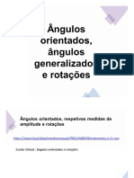 Ãngulos Orientados, Ângulos Generalizados e Rotações