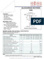 Silicon Bridge Rectifiers WOB: PRV: 50 - 1000 Volts Io: 2.0 Amperes