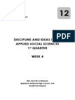 WEEK 4-8 Disciplines and Ideas in The Applied Social Sciences (DIASS)