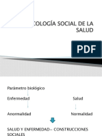 Clase 2. Psicología Social de La Salud