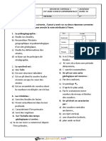 Devoir de Contrôle N°1 - SVT - 2ème Sciences Exp (2019-2020) Mme JERBI