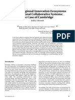 Profiling Regional Innovation Ecosystems As Functional Collaborative Systems: The Case of Cambridge " "