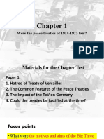 Were The Peace Treaties of 1919-1923 Fair?