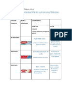 Tarea de Intervencion. PASTAS DENTALES