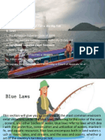 Blue Laws: A. Case Study: The Small Fish v. The Big Fish B. Laws