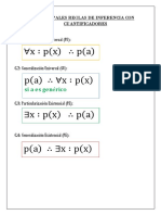 Reglas Inferencia Cuantificadores