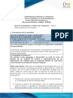 Guía de Actividades y Rúbrica de Evaluación - Unidad 1 - Paso 2 - Contextualización Del Proyecto