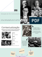 Pós Modernismo - Geração de 1945 e o Concretismo 