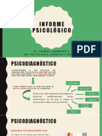 Psicodiagnóstico e Informe Psicológico