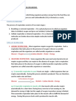 Chapter 10 - Respiration in Organisms - Class 7 Biology Notes