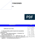 GUION 5. Limites de Funciones