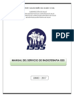 Manual Del Servicio de Radioterapia Del Isss