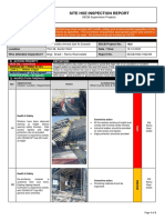 Site Hse Inspection Report: SECB Supervision Projects