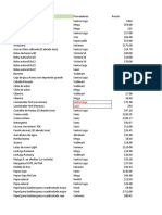 Excel de Insumos Comparables