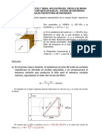 Ejercicio Resueltos y Tarea Sobre Aplicación Del Círculo de Mohr-Resistencia Al Cortante en Suelos - Estado de Esfuerzos Iniciales-Trayectoria de Esfuerzos