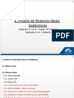 Projeto de Reatores Ideais Isotérmicos (Slides)