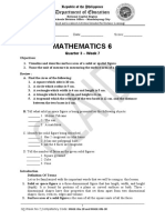 Mathematics 6: Quarter 3 - Week 7