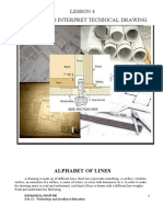 Lesson 4 Prepare and Interpret Technical Drawing: Alphabet of Lines