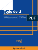 Todo de Ti - Rauw Alejandro - Partitura para Charanga