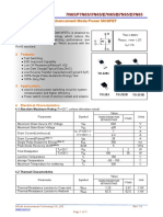 7A 650V N-Channel Enhancement Mode Power MOSFET: 7N65/F7N65/I7N65/E7N65/B7N65/D7N65