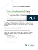 Autocad Plotting - Device Not Found: - Set Default Plotter To None'