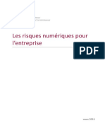 Risques Numeriques Pour L Entreprise CIGREF 2011