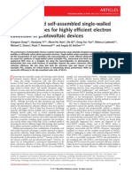 Virus-Templated Self-Assembled Single-Walled Carbon Nanotubes For Highly Efficient Electron Collection in Photovoltaic Devices