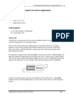 Lab - 03 .: Singly Linked List and Its Applications: Objectives