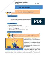 Topic: What Are Drugs?: CDI 7: Vice and Drug Education and Control